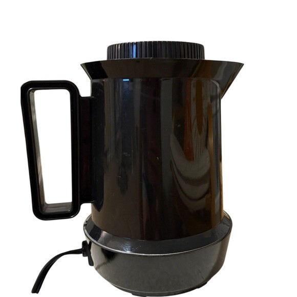 Vintage West Bend 2-5 Cup HOT POT Heat & Server 53007 Black USA 600 Watts Tested - Picture 4 of 10